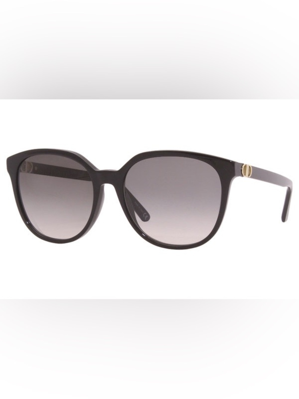 Christian Dior Brown Black Gradient Full Rim Sunglasses with Case